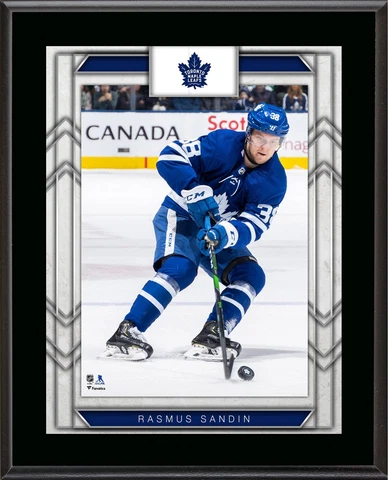 Rasmus Sandin Toronto Maple Leafs 10.5" x 13" Player Plaque Cover