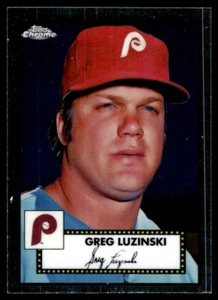 2021 Topps Chrome Platinum Anniversary Greg Luzinski . Philadelphia Phillies - Picture 1 of 2