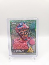 2022 Topps Chrome Platinum Anniversary Yadier Molina Green Toile 45/99 PWE