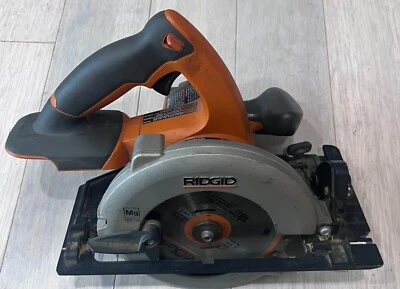 RIDGID R855 Circular Saw Battery Powered 24V Li-ion Tool Only w/ Used Blade - Image 1 of 4