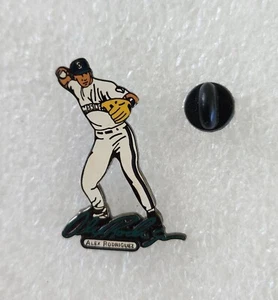 MLB SEATTLE MARINERS ALEX RODRIGUEZ~ A-ROD SIGNATURE PLAYER~VINTAGE HTF 1998 PIN - Picture 1 of 7
