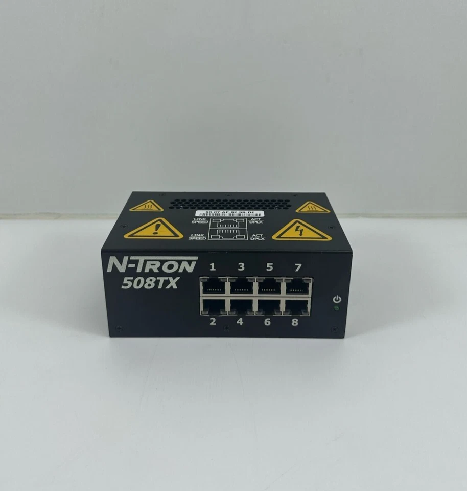 N-TRON 508TX-A 8-PORT INDUSTRIAL ETHERNET SWITCH - Image 1 of 4