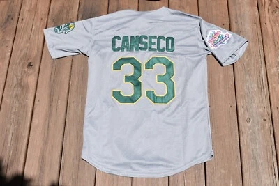 Nueva camiseta de béisbol Jose Canseco Oakland Athletics gris visitante para hombre (L) grande Foto 1 de 2