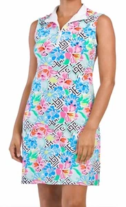 IBKUL Hera ärmelloses Kleid mit Stehkragen Größe S M L mehrfarbig Damen Golf NEU - Bild 1 von 3