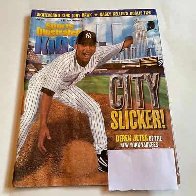 Плакат Sports Illustrated for Kids июль 1998 Дерек Джетер и Uncut 9 спортивных карточек - Изображение 1 из 4