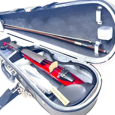 YAMAHA SV-120 Electric Silent Concert Violin Red Used - Image 1 of 4