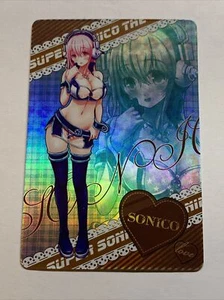 Super Sonico Idol Dancer Sexy ACG Waifu Card Girl Holo Anime Art Rare Cute Hot - Picture 1 of 7