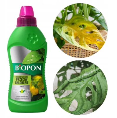 BIOPON Dünger Eisendünger Gegen Chlorose Eisenmangel Flüssigdünger Blattdünger 500ml