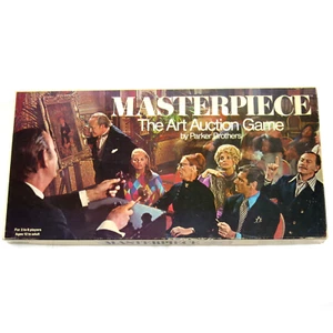 Masterpiece The Art Auction Board Game 1970 Complete Parker Brothers - Afbeelding 1 van 7
