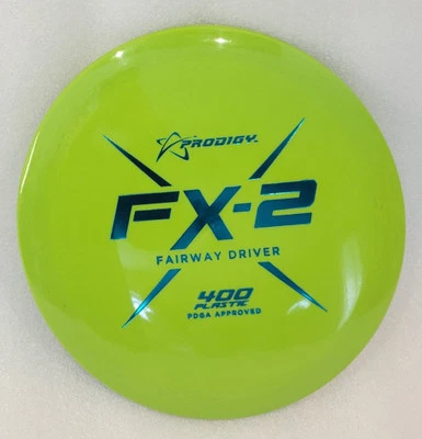 Prodigy Discs FX-2 400 Plastic Fairway Driver Green W/Teal Stamp 174G NEW - Image 1 of 2