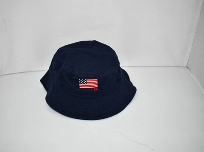 Polo Ralph Lauren Big Boys Americana Twill Bucket Hat in Navy #323971819001 NWT - Image 1 of 4
