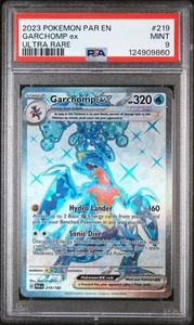 2023 Pokemon Par En-Paradox Rift Ultra Rare #219 Garchomp EX PSA 9 - Bild 1 von 2