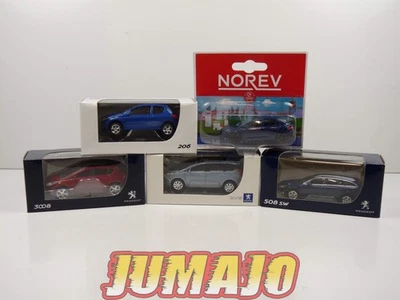 TRI84 : 5 X 3 inches 1/64 NOREV Peugeot 5008, 206, 3008, 508 SW, Mégane - Photo 1/4