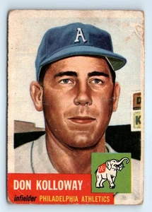 1953 Topps #97b Don Kolloway Bio uses white text - Picture 1 of 2