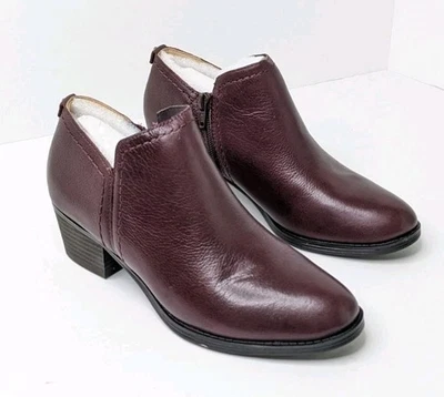 Naturalizer Zarie 女式短靴,勃艮第,女式 7 — 第 1/4 张图片