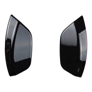 Par de cubiertas de chorro de lavadora de xenón Abarth negro brillante 500 595 695 faros delanteros - Imagen 1 de 10