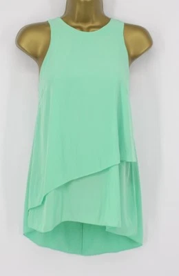 ELIZABETH AND JAMES CHERIDAH LAYERED TOP WOMENS S MINT GREEN RRP £210 AD - Image 1 of 3