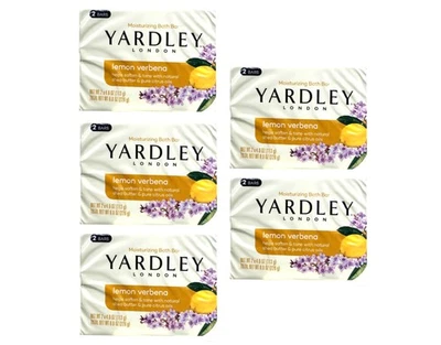 Yardley London Moisturizing Soap Lemon Verbena 2 x 4oz Bars - Pack of 5 - Image 1 of 4