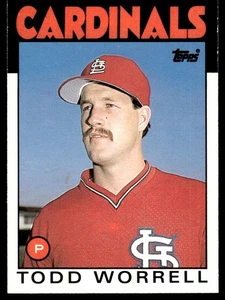 1986 Topps Traded Todd Worrell #127T - Picture 1 of 2