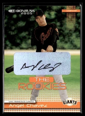 2005 Donruss The Rookies Autographs Angel Chavez Auto San Francisco Giants #33 - Image 1 of 2