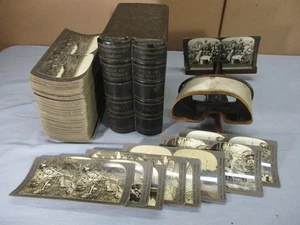 Keystone Tour The World Vol 1 & 2 Stereographic Library 100 Card LOT & Viewer ++ - Picture 1 of 24