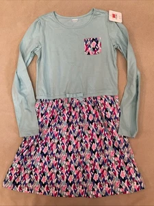 Gymboree Dress Large Girls 10-12 Heart Pattern Nwt - Picture 1 of 5
