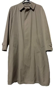 Silver Cloud Men’s Raincoat Gray Trench Coat Removable Quilted Liner Size 42 VTG - Picture 1 of 13