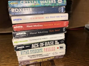 Vintage Cassette Tape Lot - 90s Classic Rock & Pop Singles - Picture 1 of 2