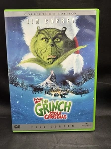Dr. Seuss' How the Grinch Stole Christmas (DVD, Full Screen) Disc Excellent Cond - Imagen 1 de 3