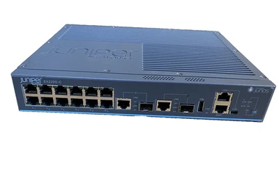 Juniper Networks EX2200-C 12T-2G 12 Port Gigabit Switch Compact + Cord Tested - Image 1 of 4