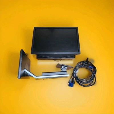 Dell P1911t 19" LCD Monitor With Soundbar, Stand, Power, VGA and Printer Cables - Image 1 of 4