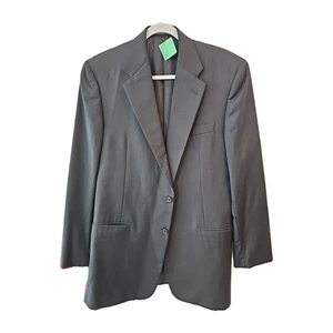 Traje de lana Hickey Freeman carbón a rayas 2 piezas reciente 2-Btn 44L - Imagen 1 de 10