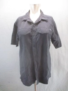 Columbia OMNI-SHADE Größe M Herren BLK Kurzarm Button Up Outdoor Hemd 394 - Bild 1 von 10
