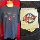 Vintage Cleveland Indians Hank Aaron Brand Xxl Shirt Sewn Heavy! Chief Wahoo Mlb