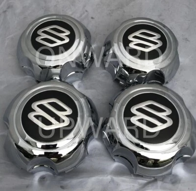 SUZUKI VITARA XL-7 NEW SET of (4) Chrome Center Caps Covers 2004 2005 2006 2007 - Image 1 of 3