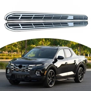 2Pc Running Board Side Step Nerf Bar Pedal for Hyundai Santa Cruz 2022 2023 2024 - Picture 1 of 8