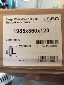Türzarge Weißlack 860 x 1985 mm Anschlag links (neu, originalverpackt - Bild 1 von 1