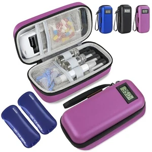 Insulin Cooler Travel Case, Portable Temperature Display Medicine Travel Cool... - Picture 1 of 8