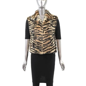 Animal Printed Rabbit Vest- Size S - Picture 1 of 8
