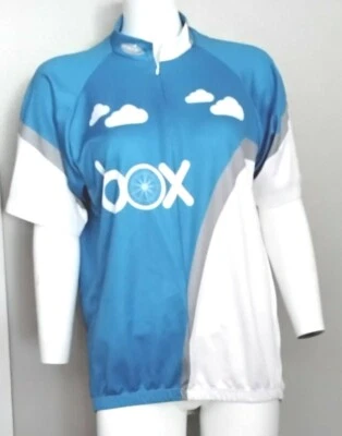 Nice Men's 3/4 Zip Mt Borah Size 2XL Cycling Jersey Shirt Box Net Sponsor w/pkts — 第 1/4 张图片