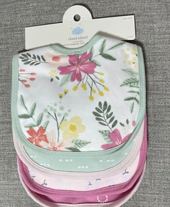 4er Pack Cloud Island Baby Lätzchen. Grau Mintgrün Unisex - Bild 1 von 11