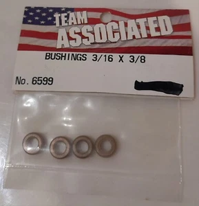 Vintage RC Associated 3/16 x 3/8" Bushings Unflanged (4) 6599 - Picture 1 of 1