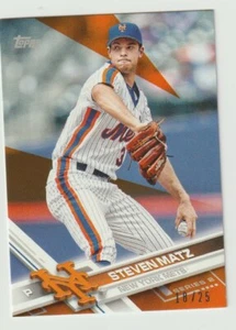 Steven Matz 2017 Topps Mini On Demand Orange 18/25 Mets - Picture 1 of 1