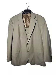 Brooks Brothers Mens Brookscool Poplin Blazer Sports Coat Size 46L 41W Formal - Picture 1 of 12