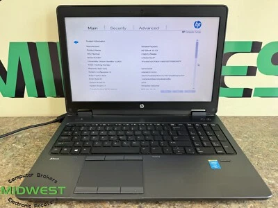 SSD HP ZBook 15 G2 i7-4810MQ 2,8 GHz 16 GB 512 GB Foto 1 de 4