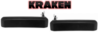 Outside Door Handles For Nissan Hardbody Truck 1987-1997 Pair Front Black  - Imagem 1 de 4