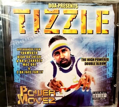 DOA Presents Tizzle Power Movez CD Ft Mac Dre Keak Rare O.O.P Bay Area Rap 2 CDs - Image 1 of 3