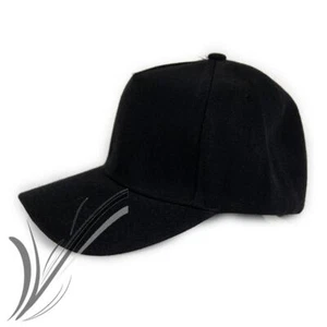 Cappello con visiera a becco cappellino uomo donna berretto Baseball jeans nero - Foto 1 di 2