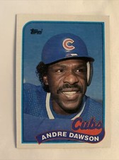 1989 Topps Baseball Card #10 Andre Dawson Chicago Cubs HOF NMMT Free Shipping!
