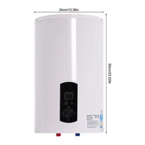 Accumulatore Elettrico 35 Litri 2000W Scaldabagno, Boiler Scaldabagno 35L 2KW - Foto 1 di 13